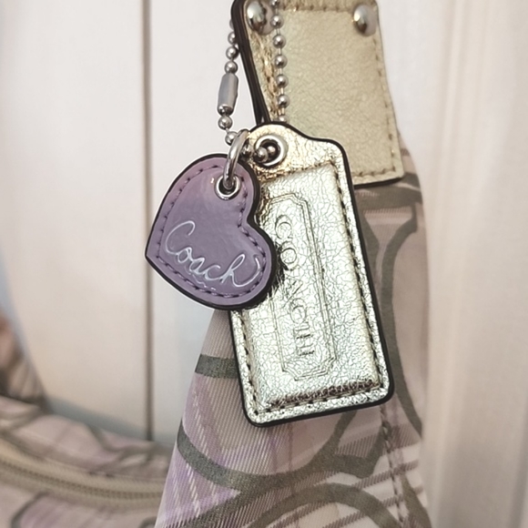 Coach Signature Tartan Plaid Hobo Bag - Picture 2 of 12